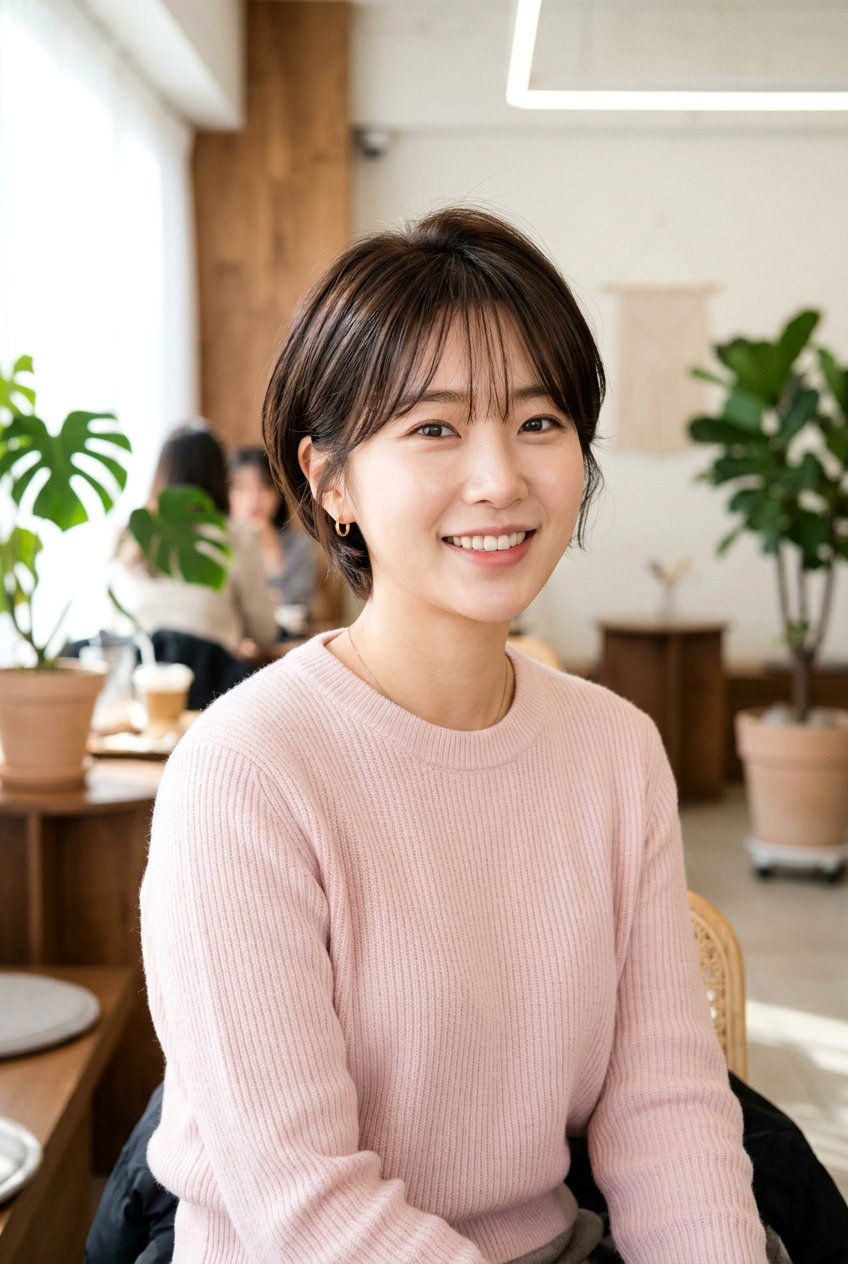 Korean Bixie Haircut With Air Bangs - 20 korean bixie haircut - 20 korean bixie haircut