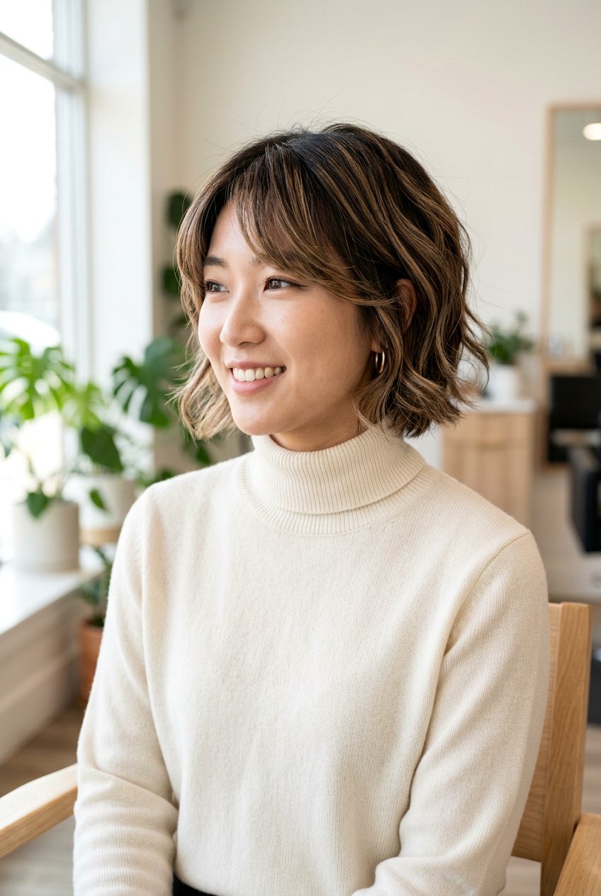 Korean Bixie Haircut With Balayage - 20 korean bixie haircut - 20 korean bixie haircut