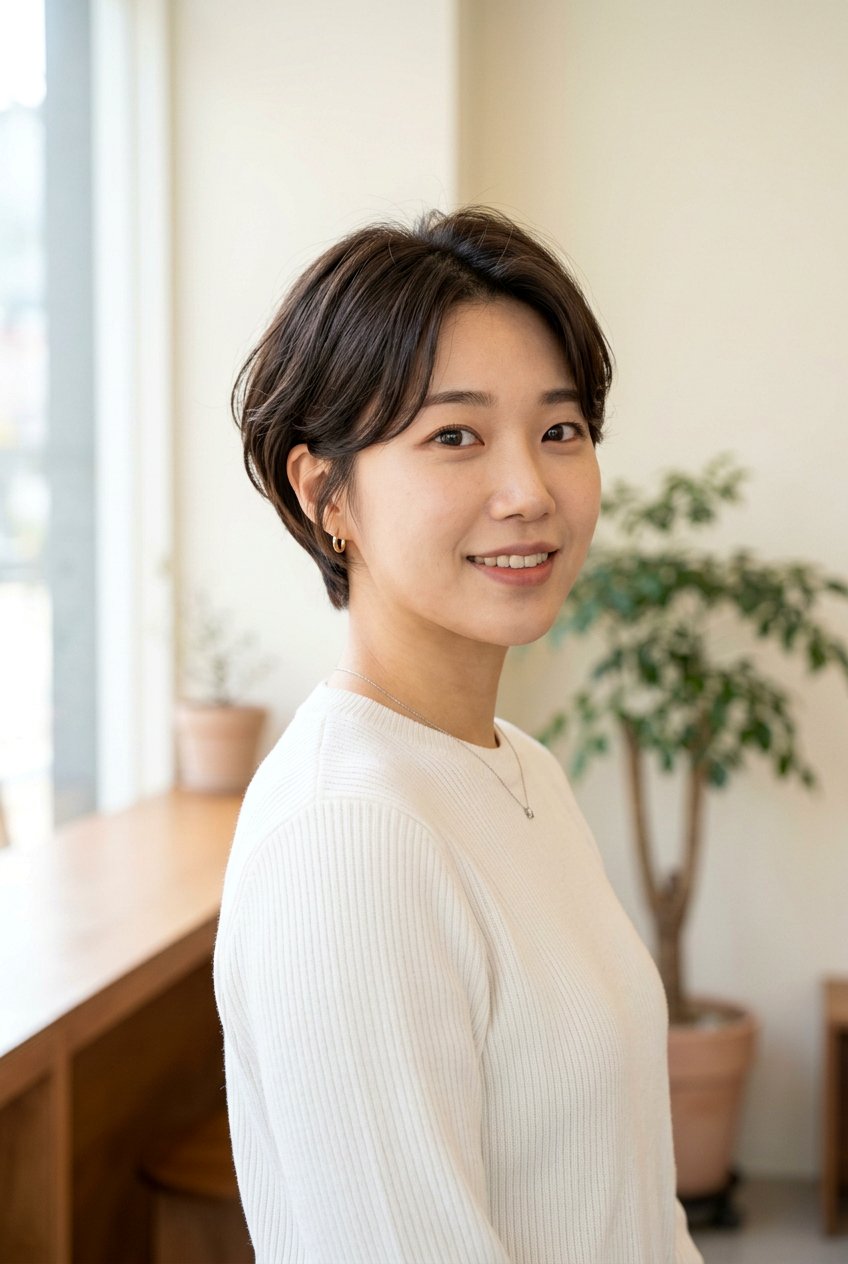 Korean Bixie Haircut With Ear Length Pieces - 20 korean bixie haircut - 20 korean bixie haircut