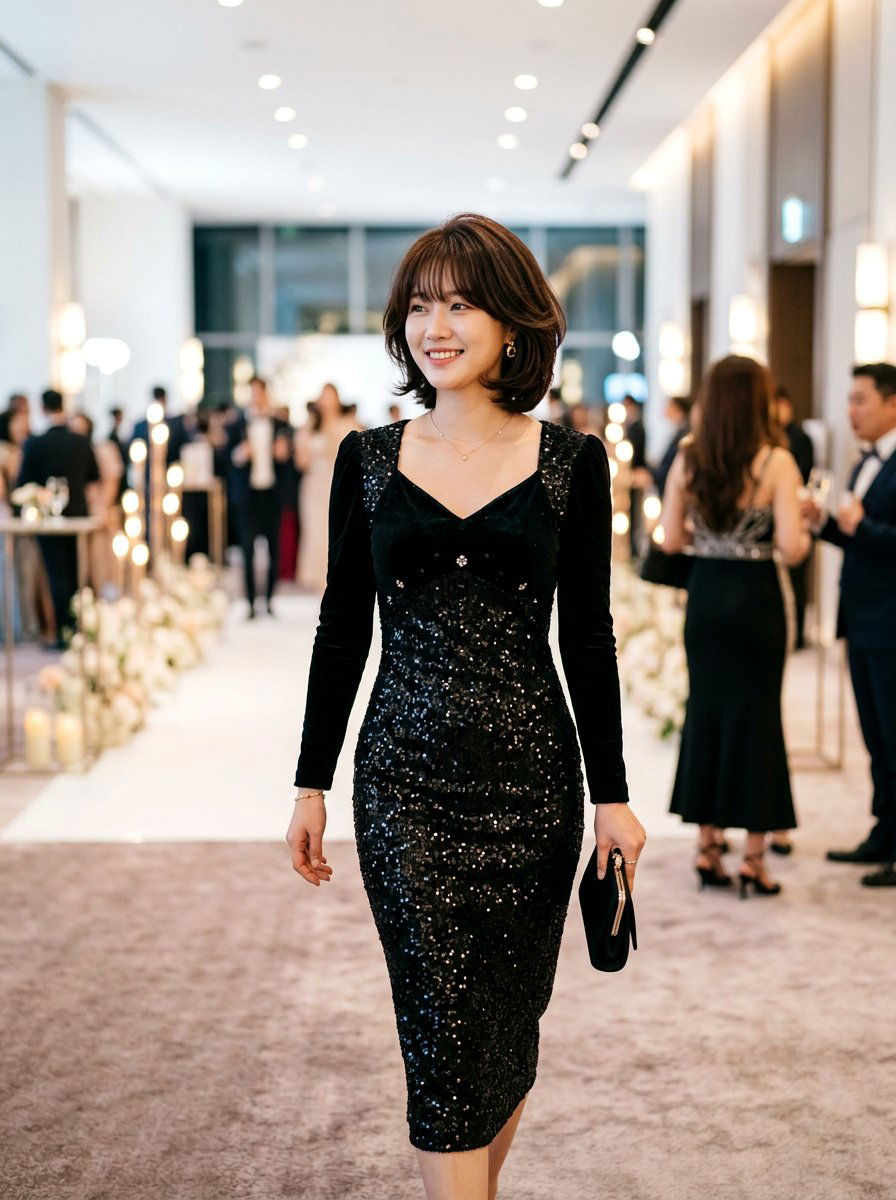 Korean Bob With Voluminous Layers And Bangs - 20 korean layered bob with fringe - 20 korean layered bob with fringe