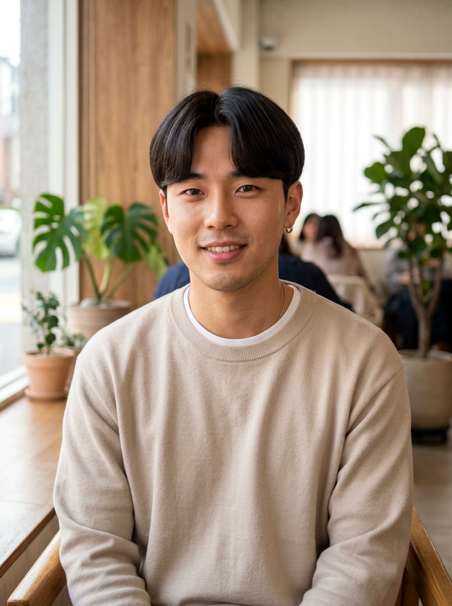 Korean Bowl Cut With Middle Part - 20 korean men middle part haircut - 20 korean men middle part haircut