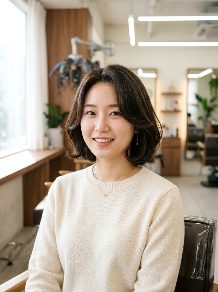 Korean C Curl Perm Bob - 20 korean c curl perm - 20 korean c curl perm