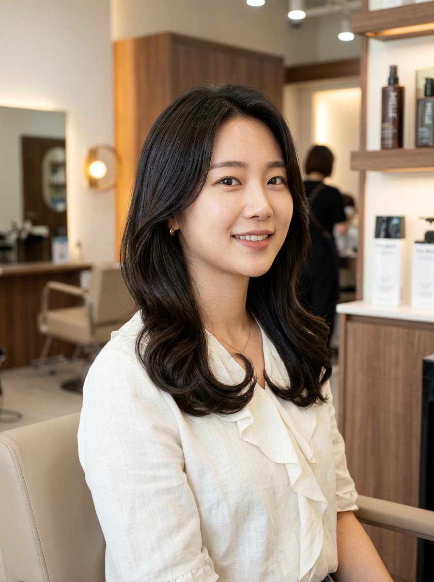 Korean C Curl Perm Digital Perm Finish - 20 korean c curl perm - 20 korean c curl perm