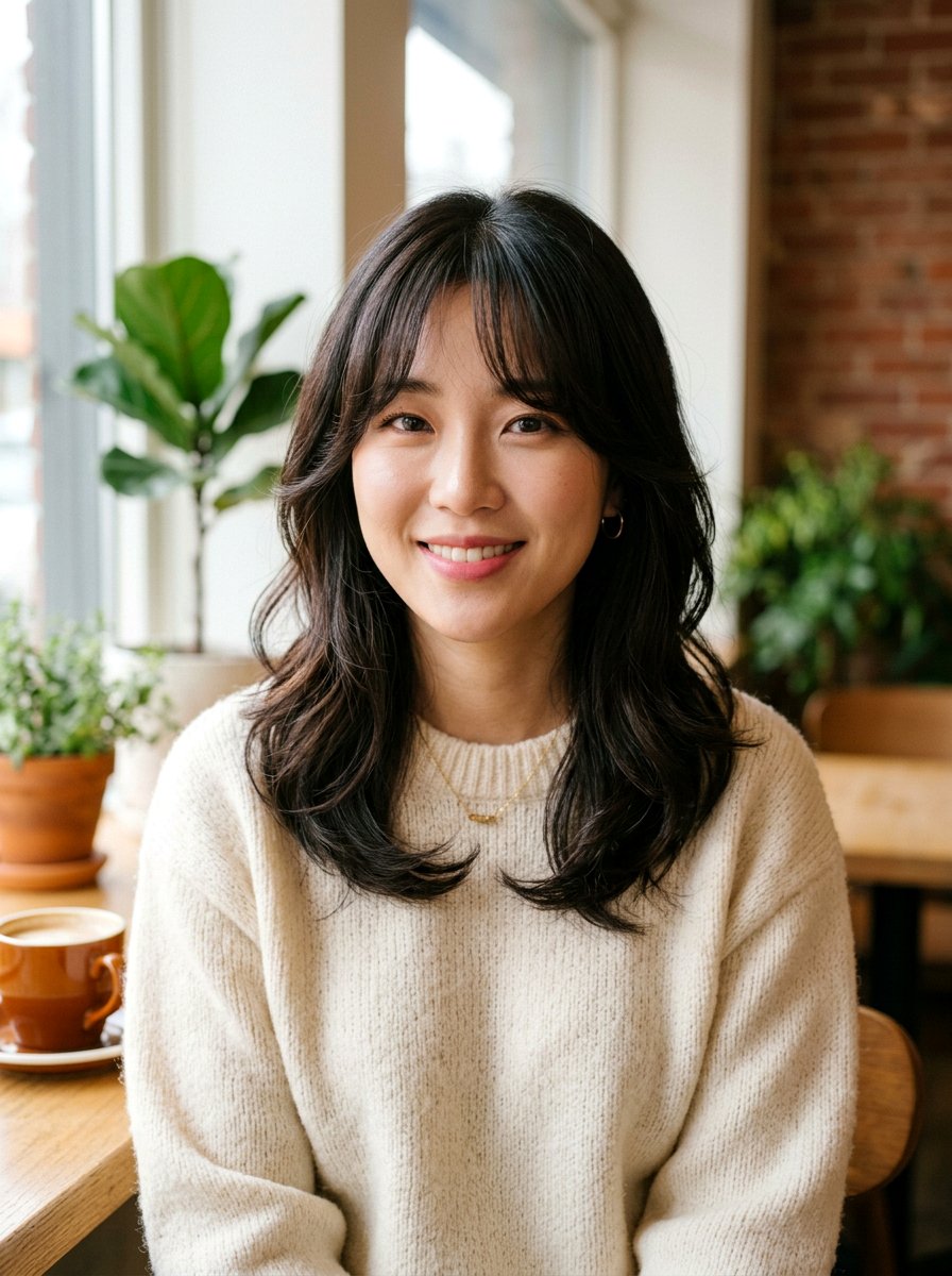 Korean Curtain Bang Haircut - 20 korean haircut ideas for women - 20 korean haircut ideas for women