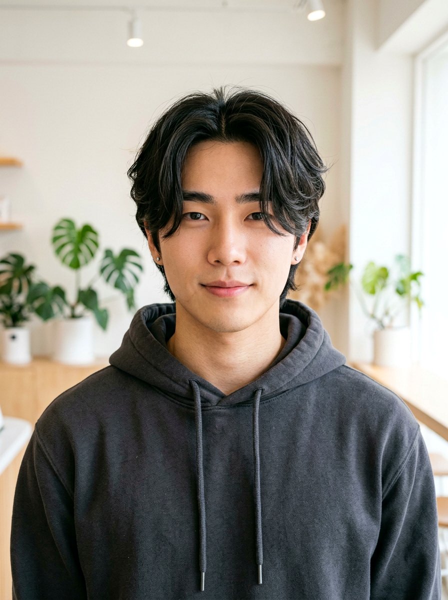 Korean Curtain With Face Framing Layers - 20 korean men curtain haircut - 20 korean men curtain haircut