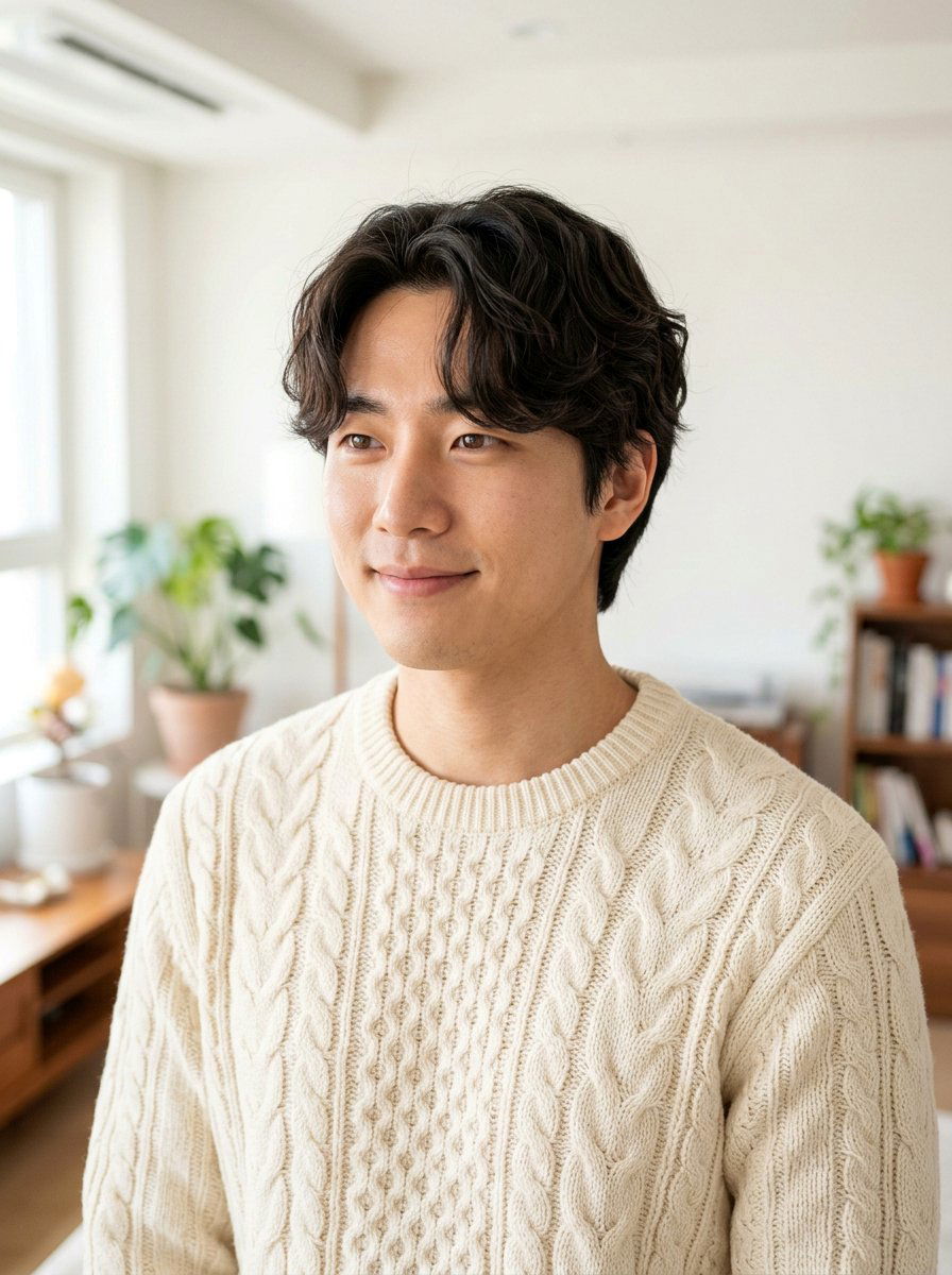 Korean Curtain With Soft Perm - 20 korean men curtain haircut - 20 korean men curtain haircut