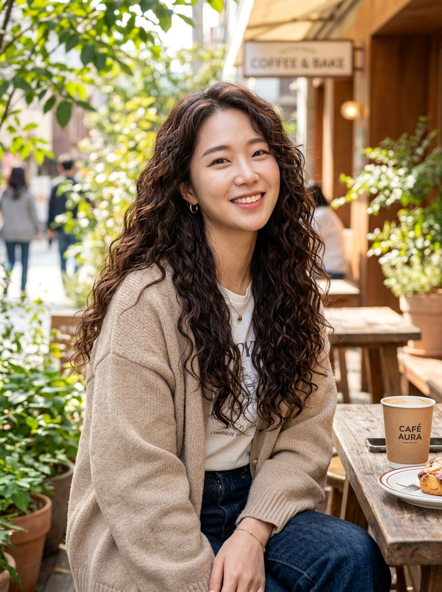 Korean Hippie Wave Perm For Long Hair - 20 korean wave perm for long hair - 20 korean wave perm for long hair