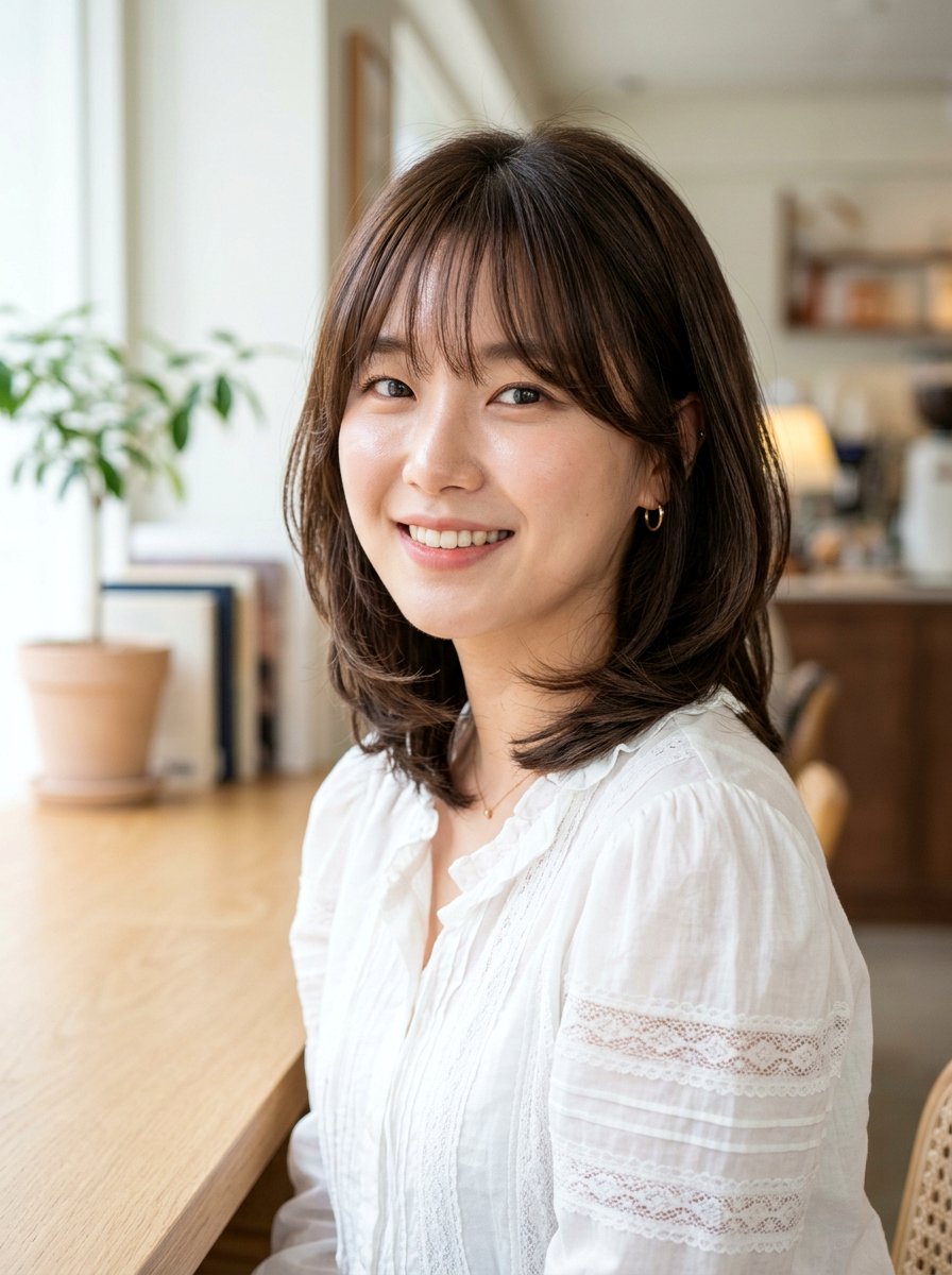 Korean Layered Bob With Face Framing Pieces - 20 korean layered bob with fringe - 20 korean layered bob with fringe