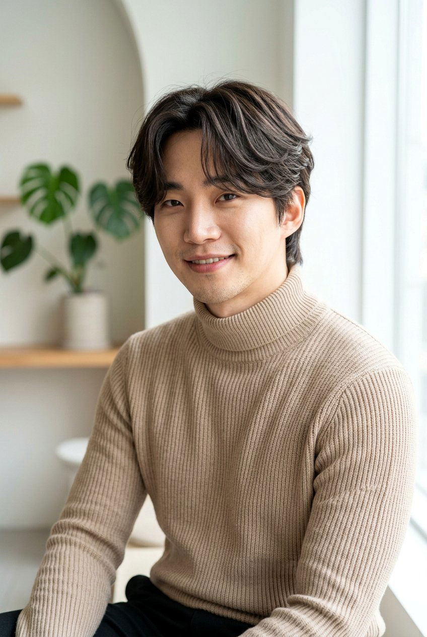 Korean Leaf Cut - 20 korean flow haircut for men - 20 korean flow haircut for men