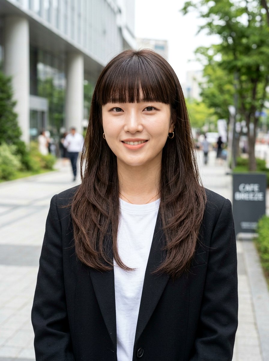 Korean Long Layers With Blunt Bangs - 20 korean long layers with bangs - 20 korean long layers with bangs