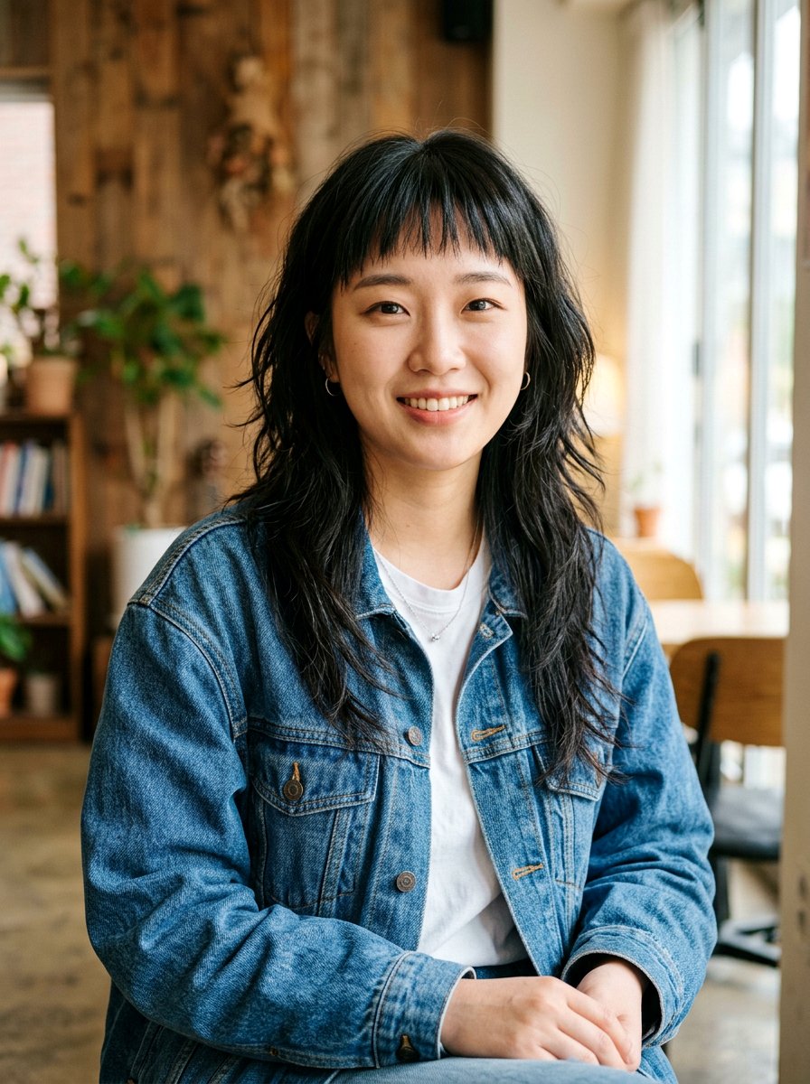 Korean Long Layers With Choppy Bangs - 20 korean long layers with bangs - 20 korean long layers with bangs