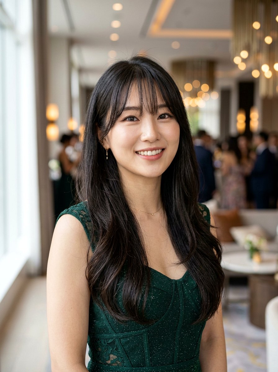 Korean Long Layers With Face Framing Bangs - 20 korean long layers with bangs - 20 korean long layers with bangs