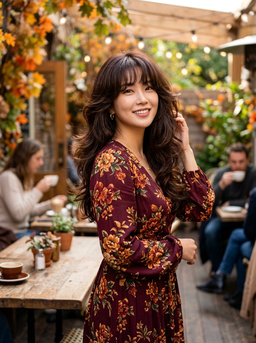 Korean Long Layers With Voluminous Bangs - 20 korean long layers with bangs - 20 korean long layers with bangs