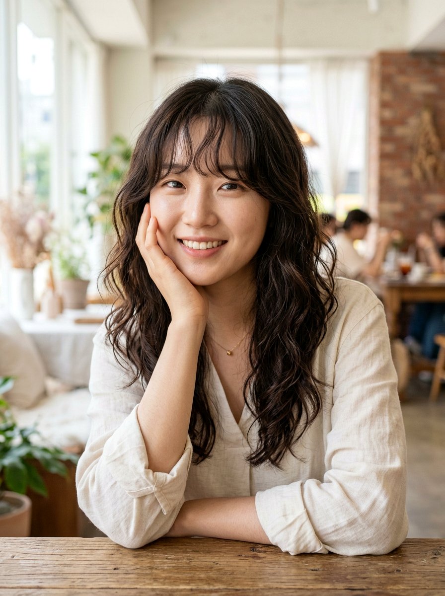 20 Stunning Korean Long Layers With Bangs To Try This Year