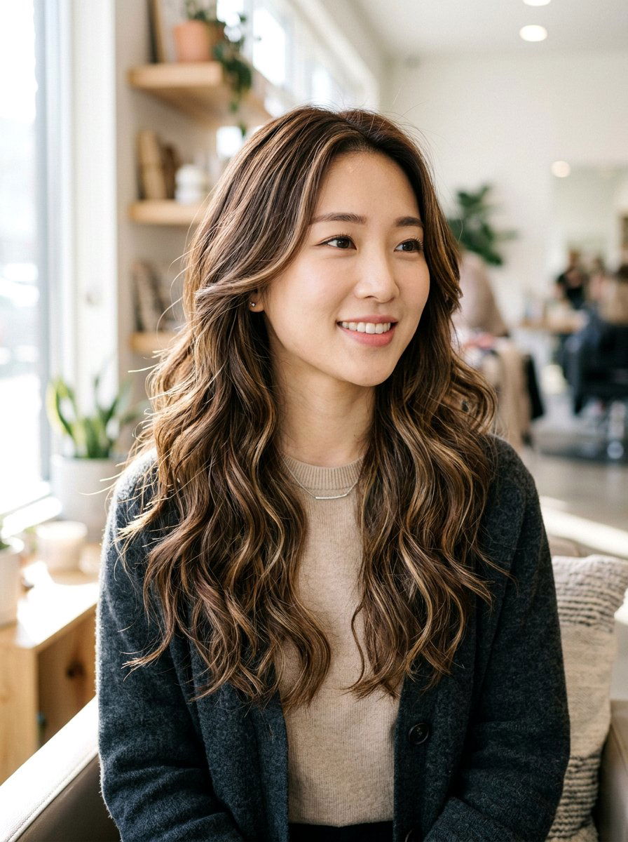 20 Beautiful Korean Wave Perm For Long Hair Looks To Try