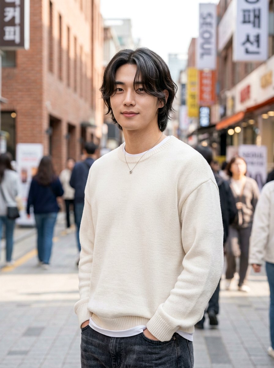 Korean Middle Part Curtain Hair Men - 20 korean men middle part haircut - 20 korean men middle part haircut