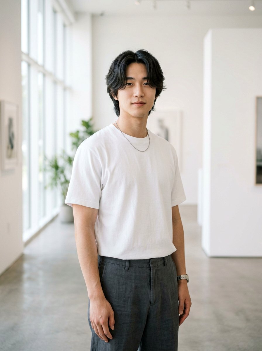 Korean Middle Part Haircut Long Top - 20 korean men middle part haircut - 20 korean men middle part haircut