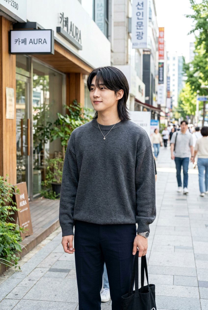 Korean Modern Mullet - 20 modern mullet for straight hair - 20 modern mullet for straight hair