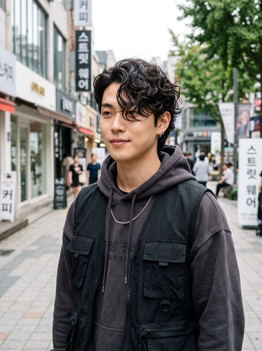 Korean Perm Side Swept Men - 20 korean perm men hairstyle - 20 korean perm men hairstyle