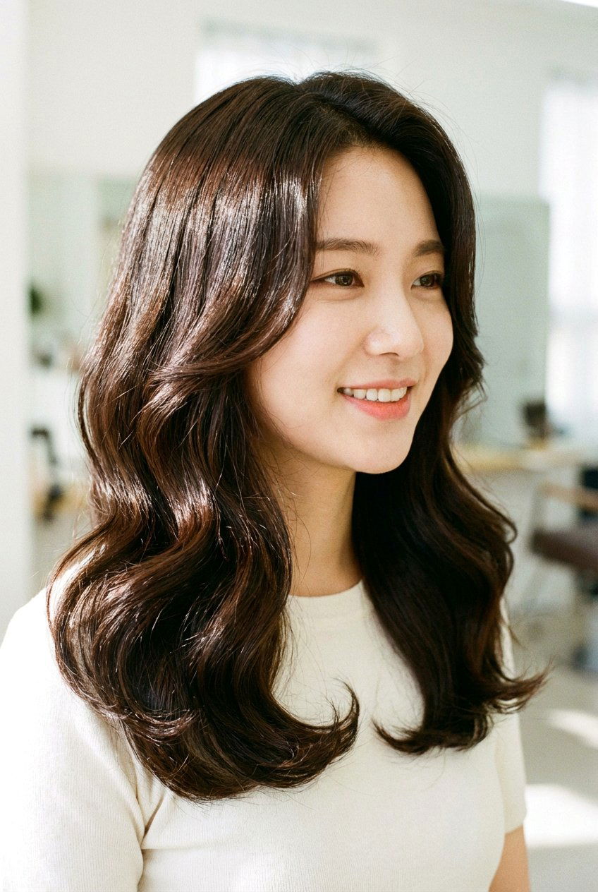 Korean S Curl Perm - 20 body wave perm hairstyles - 20 body wave perm hairstyles