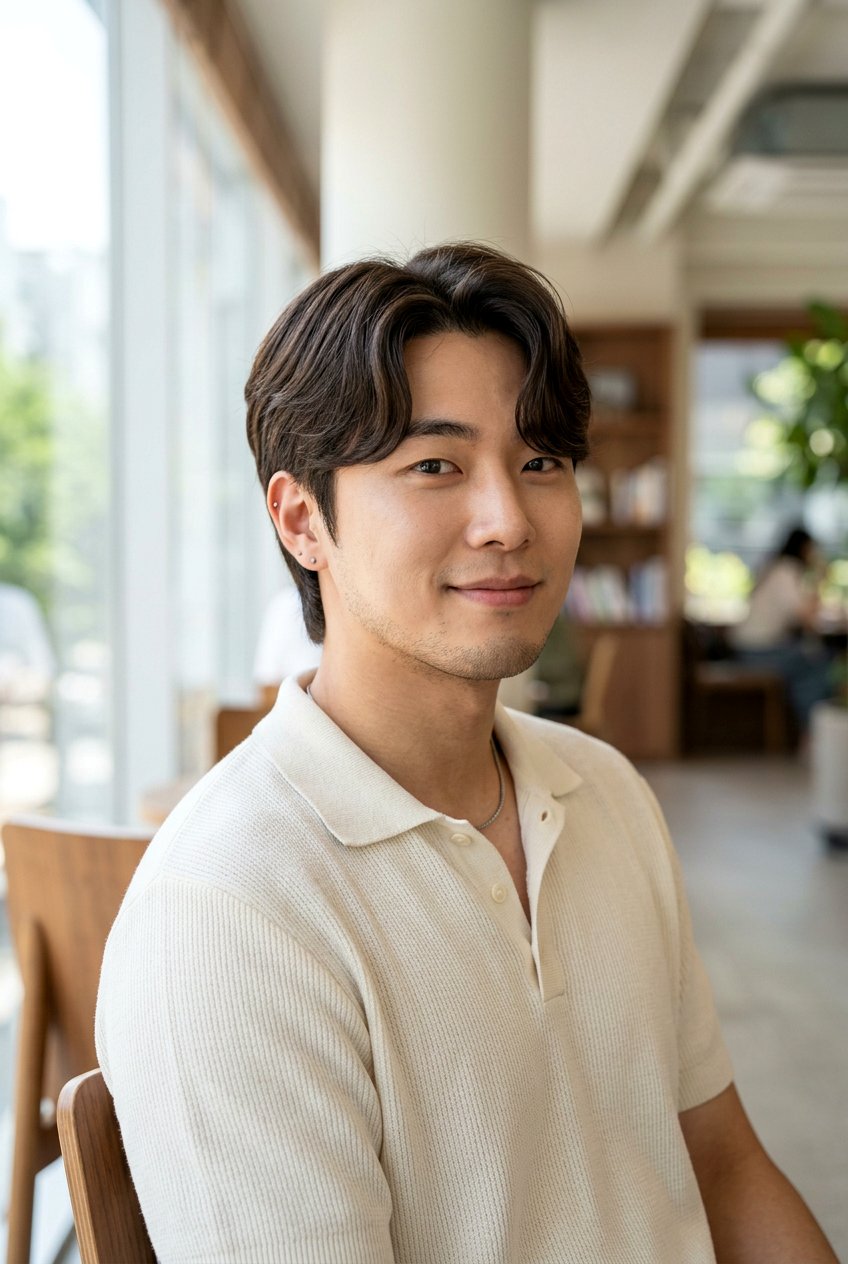 Korean S Shaped Fringe - 20 korean flow haircut for men - 20 korean flow haircut for men