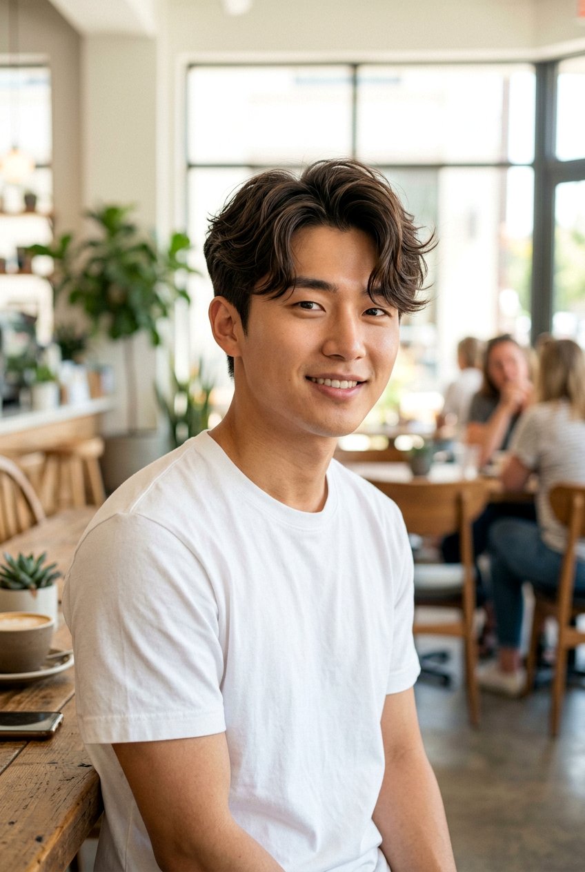 Korean Semi Leaf Cut - 20 korean flow haircut for men - 20 korean flow haircut for men