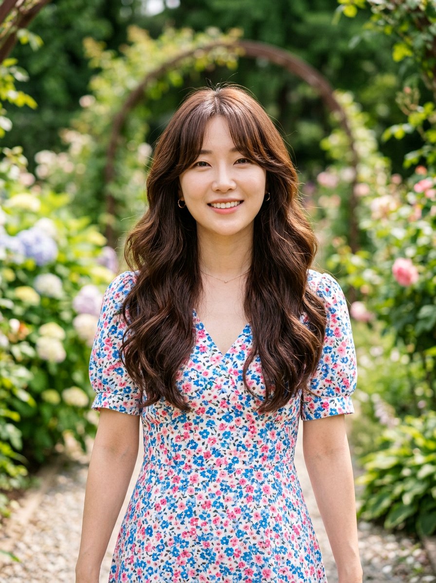 Korean Soft Wave With Curtain Bangs - 20 korean soft wave haircut for women - 20 korean soft wave haircut for women