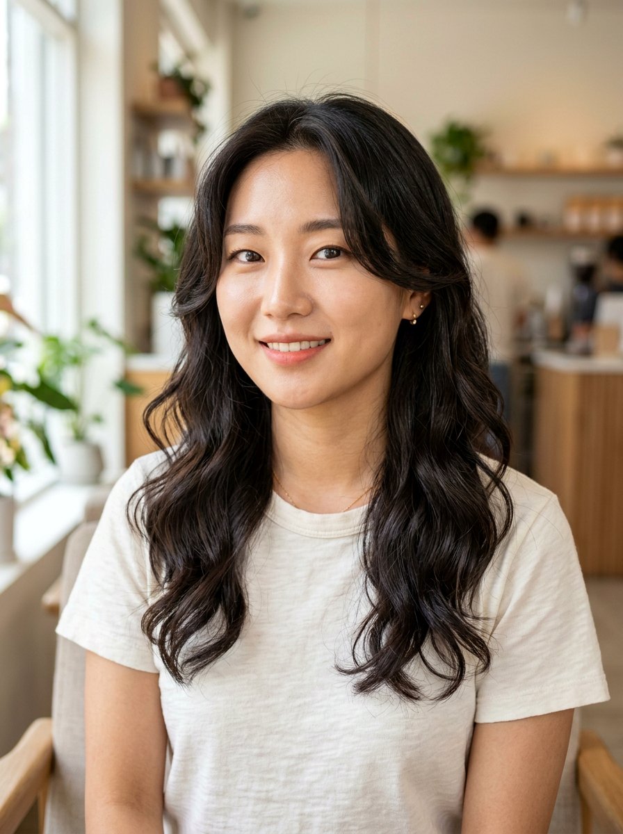 Korean Soft Wave With Face Framing Layers - 20 korean soft wave haircut for women - 20 korean soft wave haircut for women