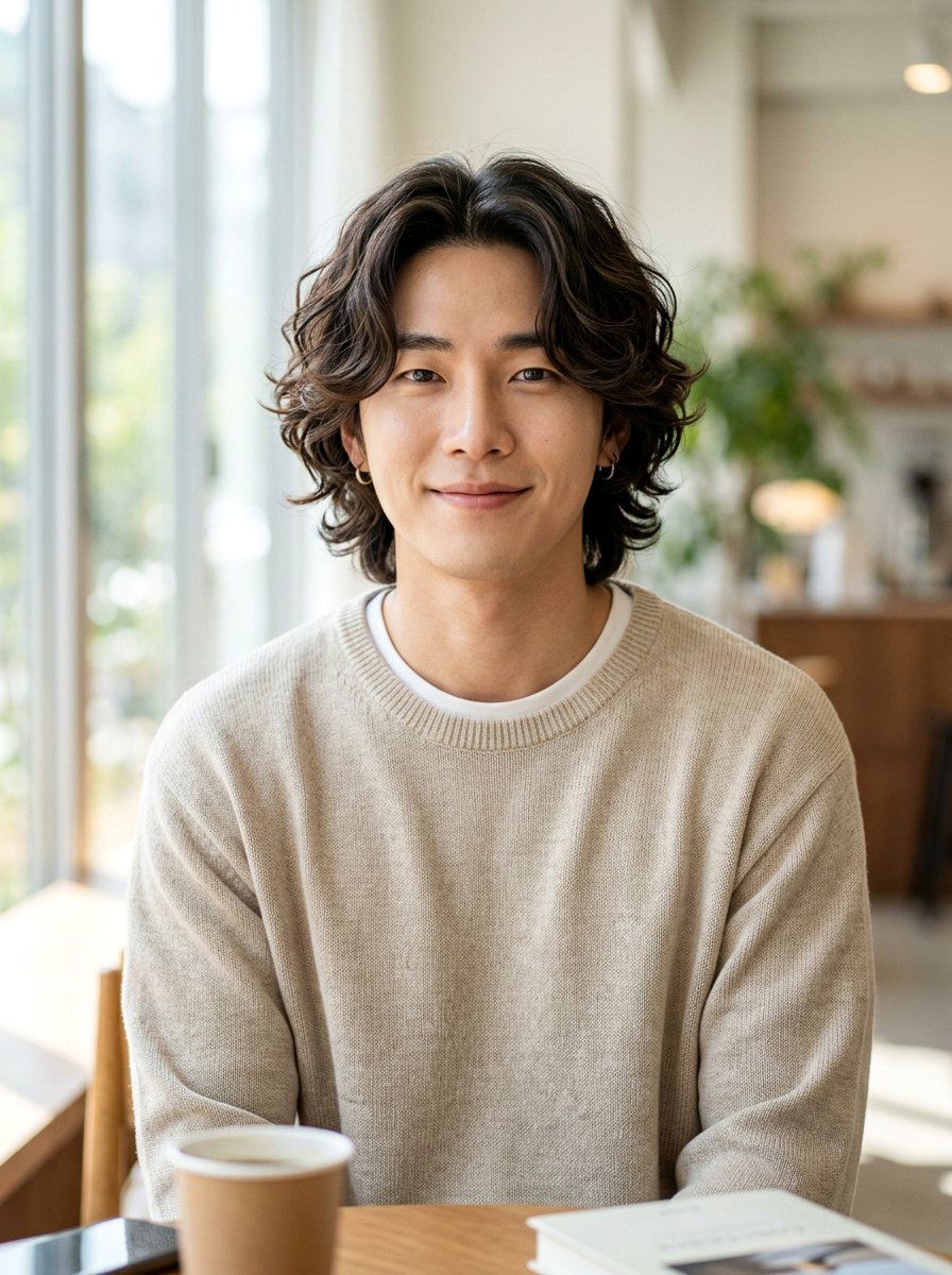 20 Trendy Korean Men Middle Part Haircut Looks To Try Now