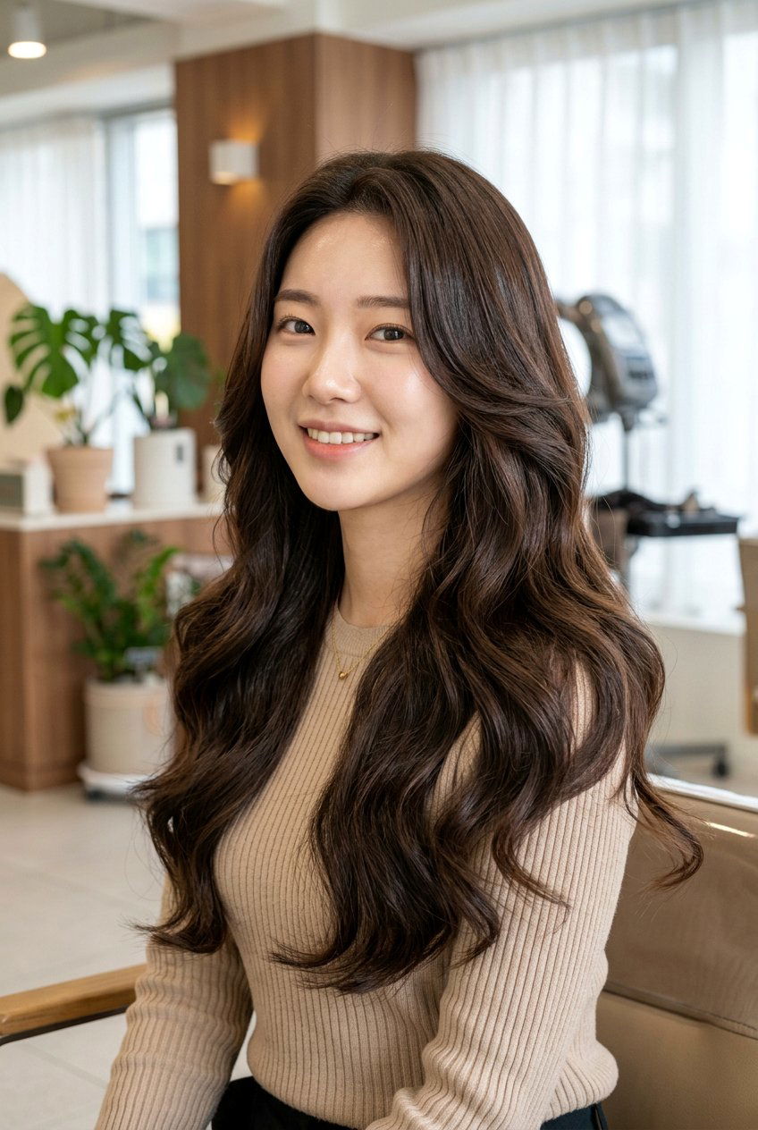 Korean loose perm long hair - 20 loose perm for long hair - 20 loose perm for long hair