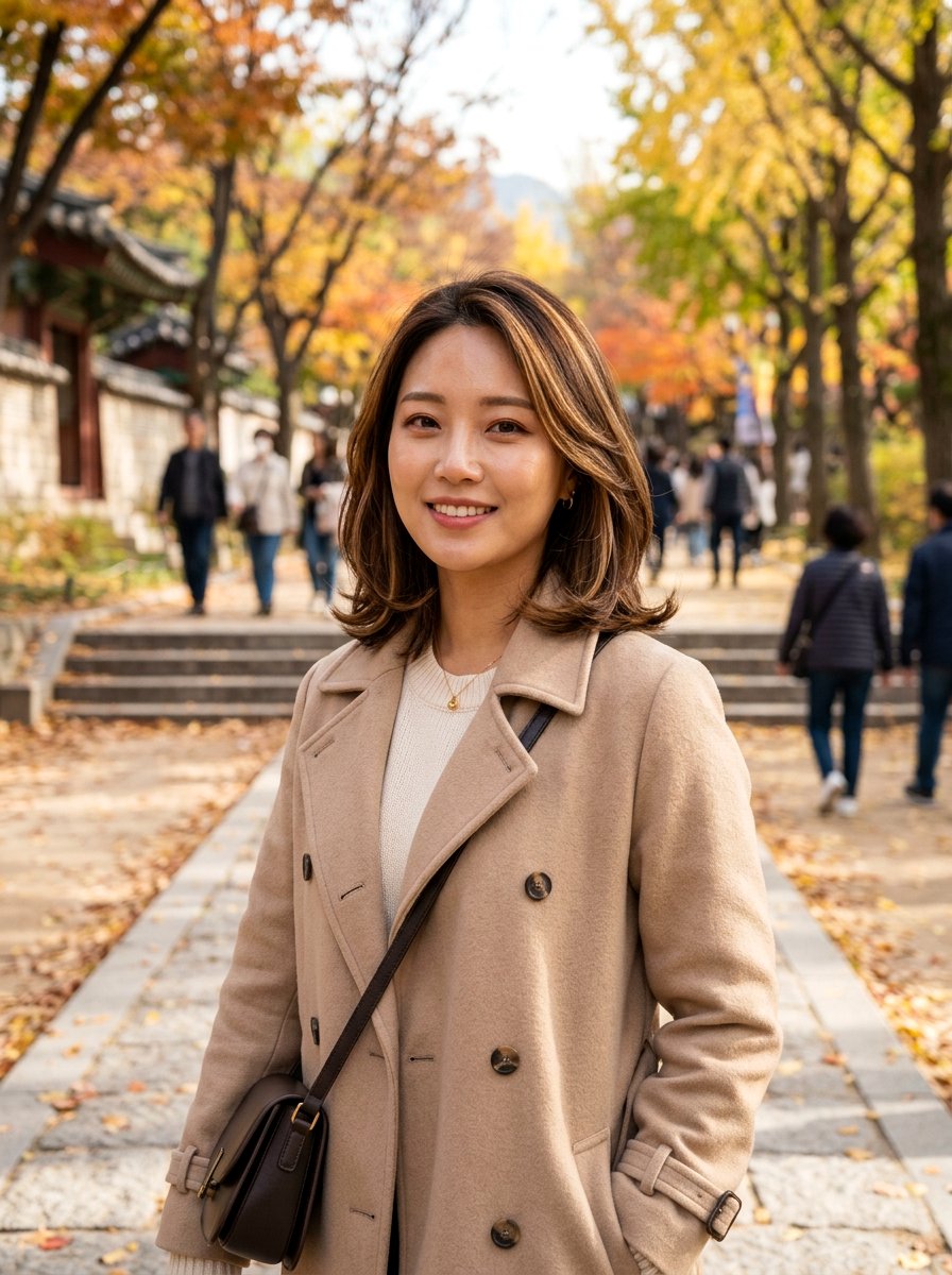 Korean shoulder length c cut with highlights - 20 korean shoulder length c cut haircut - 20 korean shoulder length c cut haircut