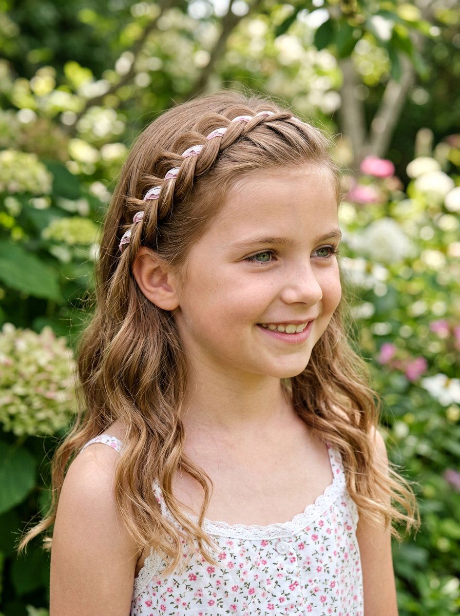 Lace Braid - 20 cute braided hairstyle ideas for girls - 20 cute braided hairstyle ideas for girls