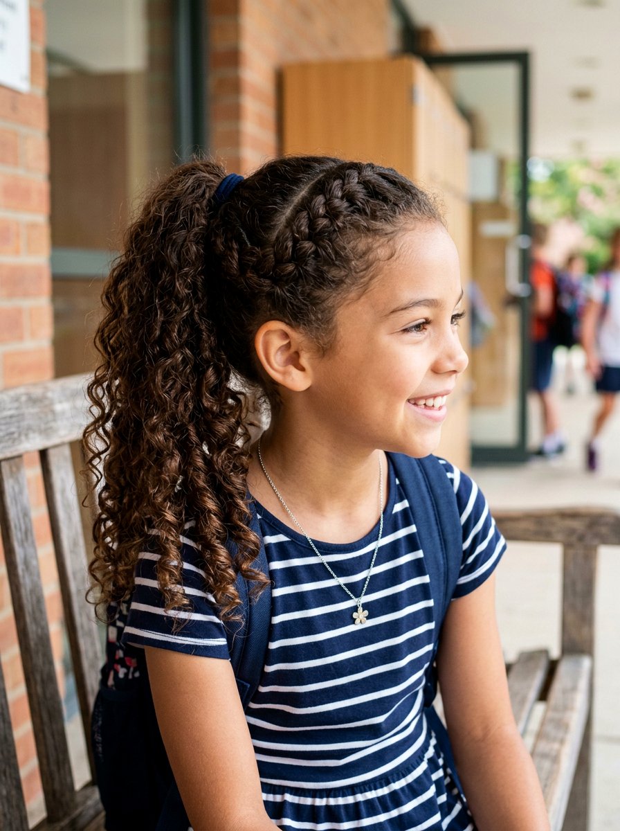 Lace Braid Ponytail - 20 school braid ponytail for long hair - 20 school braid ponytail for long hair