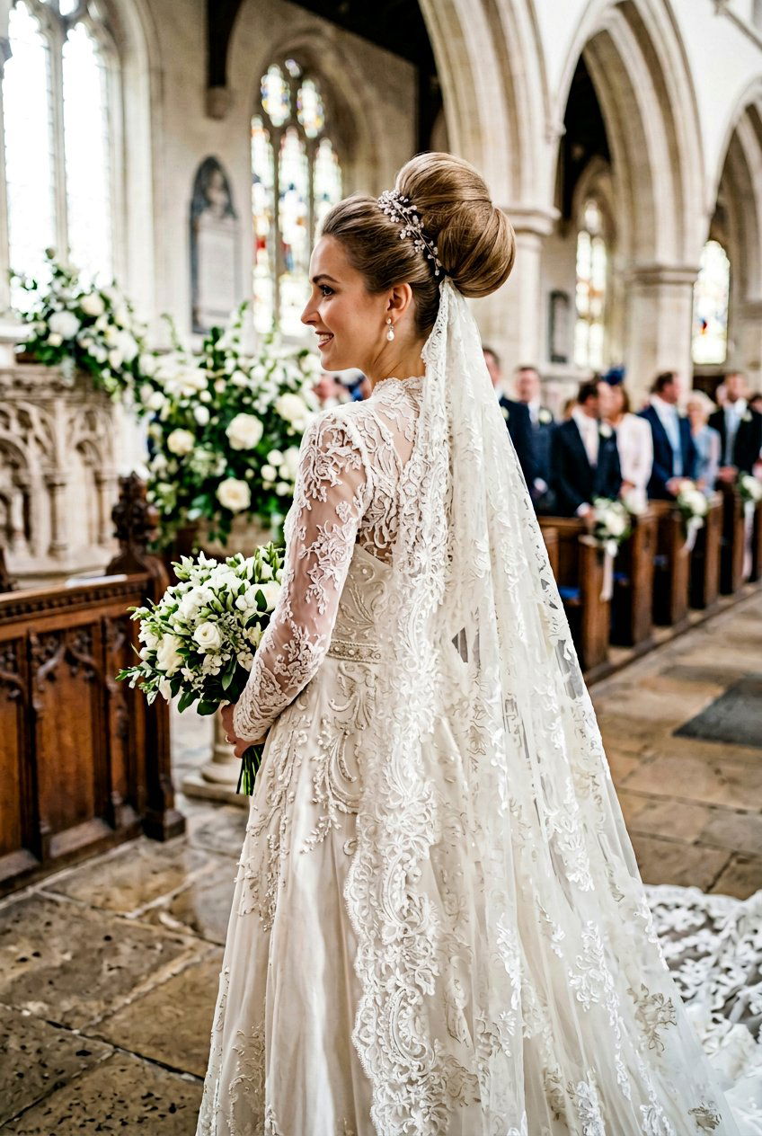 Large Donut Bun For Bridal Veil - 20 classic bridal bun for veil - 20 classic bridal bun for veil
