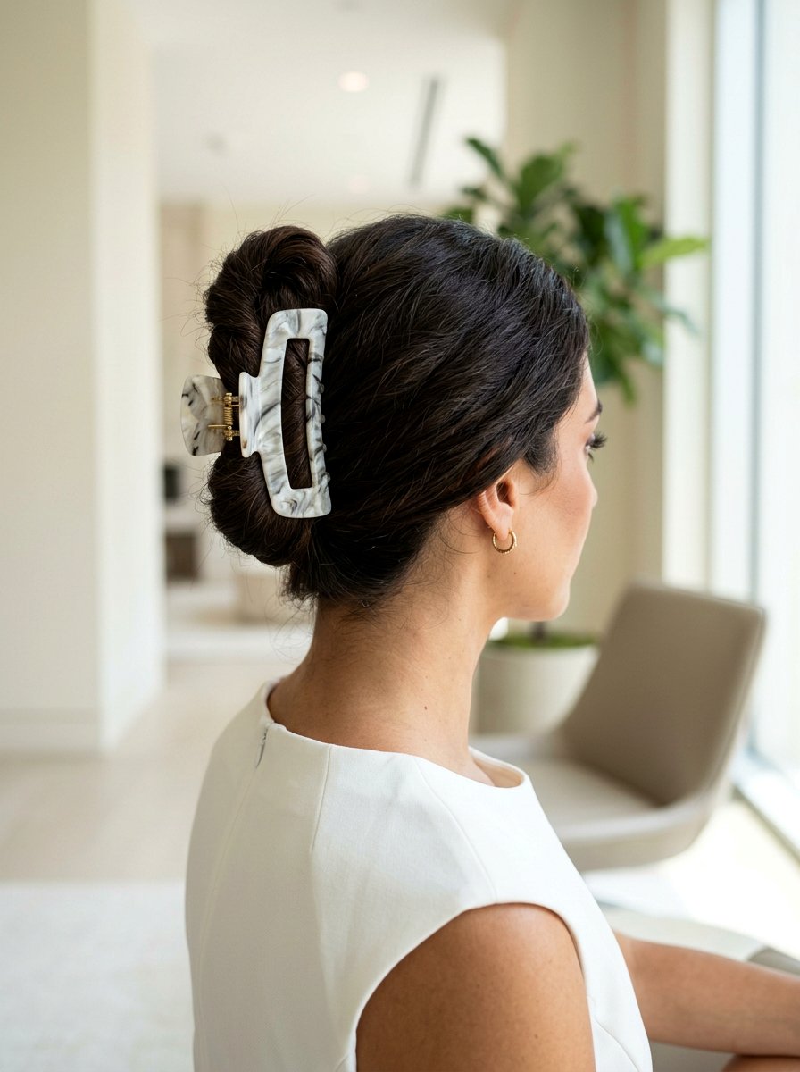 Large Resin Claw Clip - 20 y2k claw clip updo - 20 y2k claw clip updo