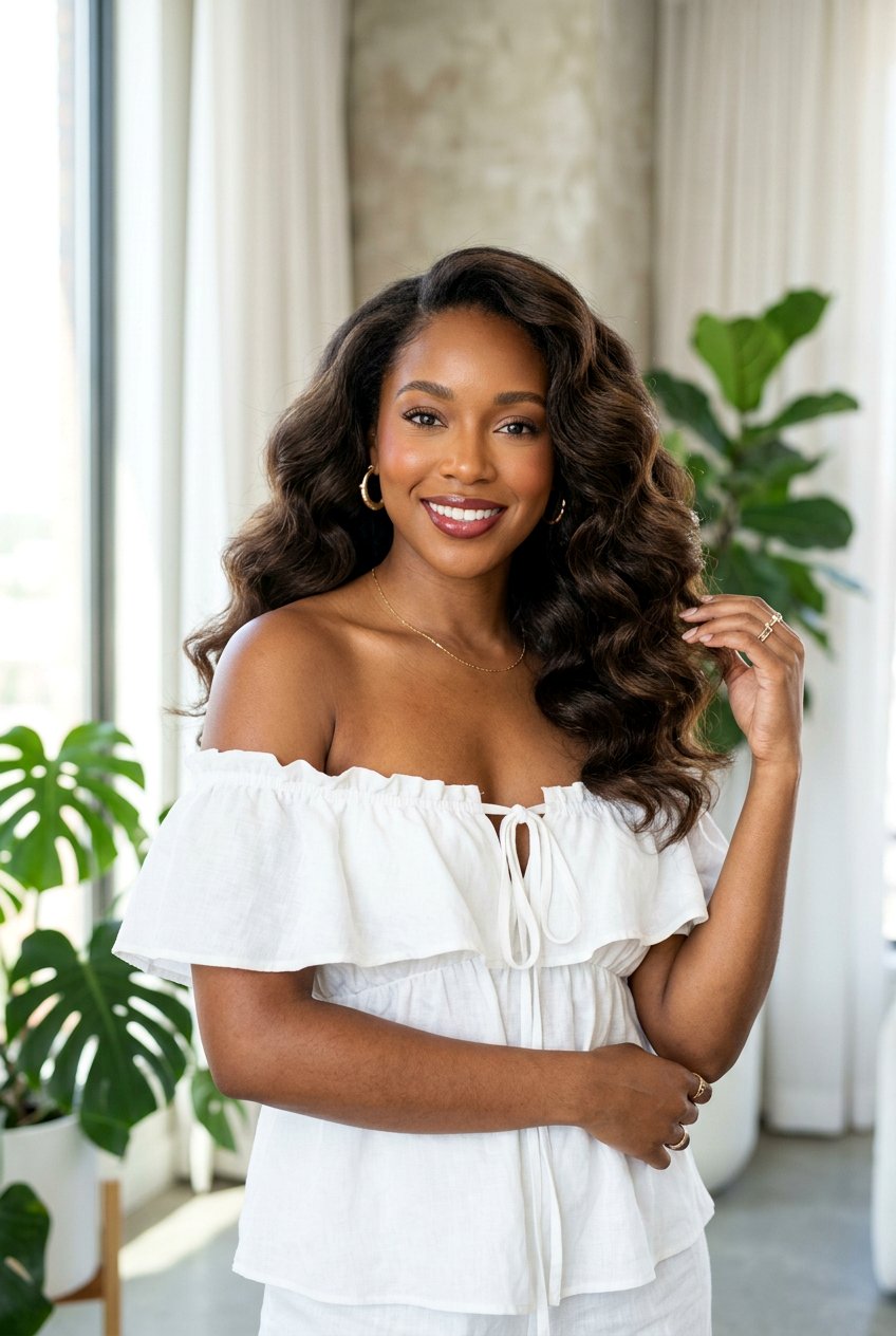 Large Roller Set Waves on Natural Hair - 20 natural hair roller set styles - 20 natural hair roller set styles