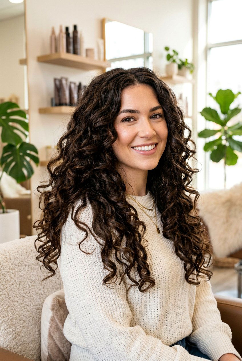 Large curl perm long hair - 20 loose perm for long hair - 20 loose perm for long hair