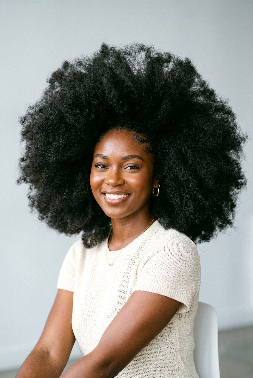 Large voluminous afro - 20 afro hairstyles for women - 20 afro hairstyles for women