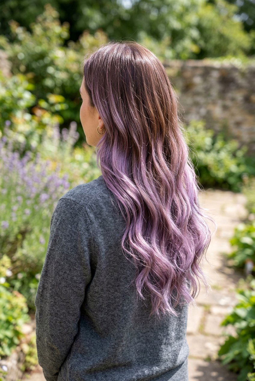 Lavender Balayage - 20 lavender hair color ideas - 20 lavender hair color ideas