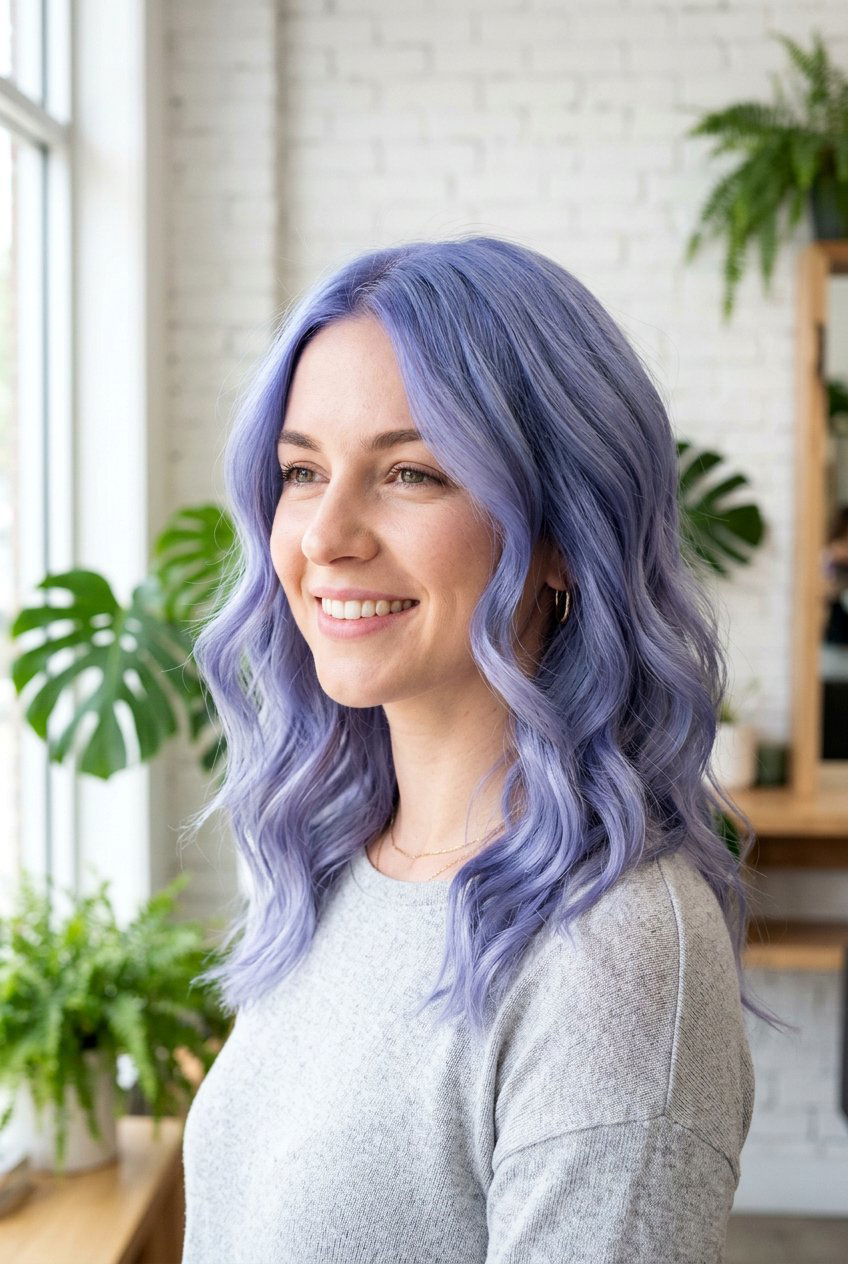 Lavender Blue Hair - 20 lavender hair color ideas - 20 lavender hair color ideas