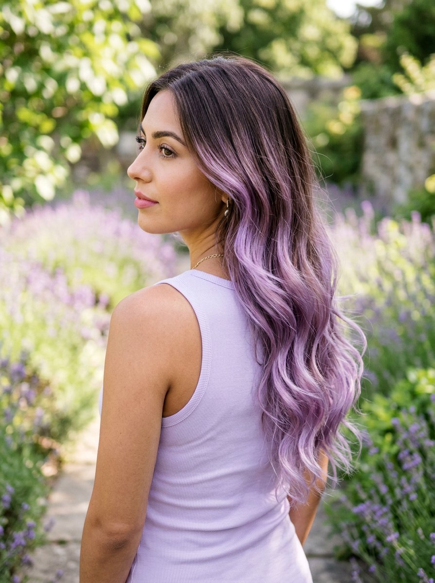 Lavender Brown Ombre Hair Color - 20 lavender brown hair color - 20 lavender brown hair color