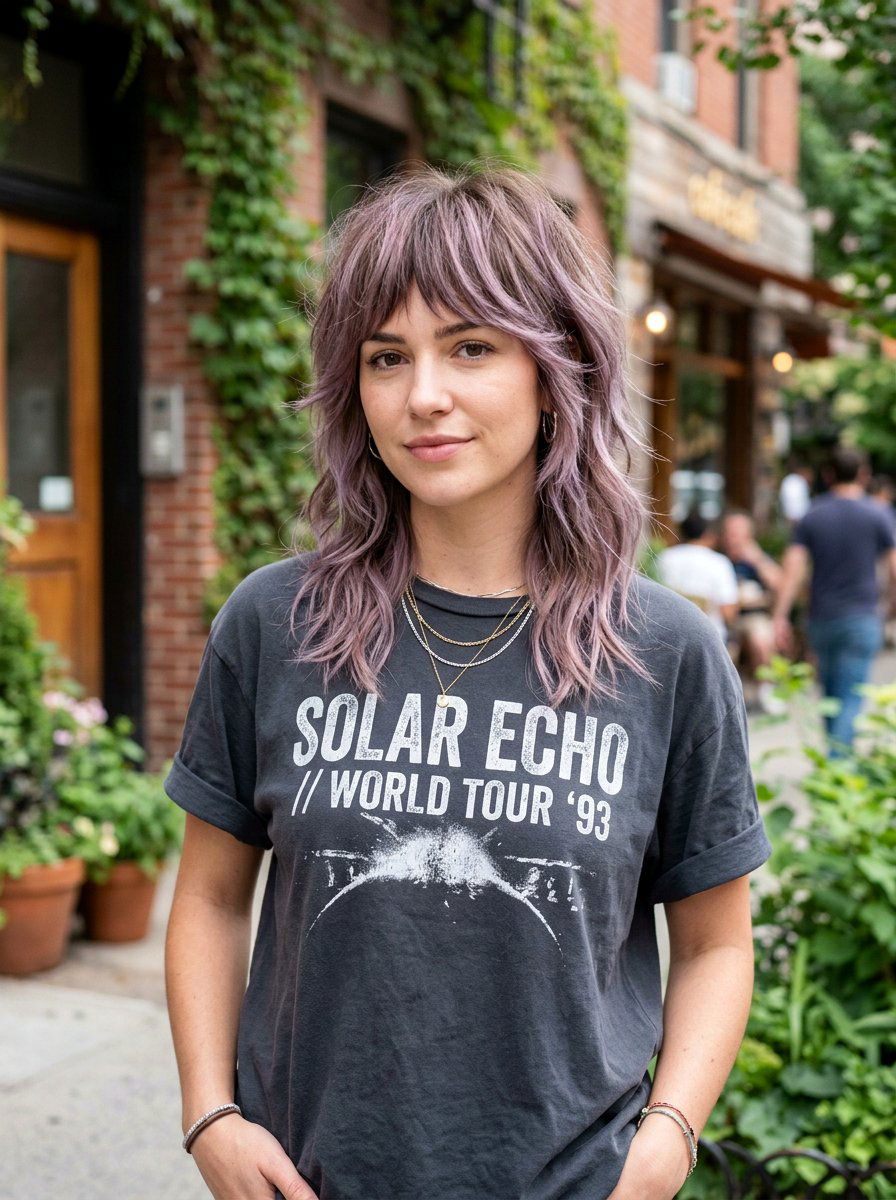 Lavender Brown Shag Haircut - 20 lavender brown hair color - 20 lavender brown hair color