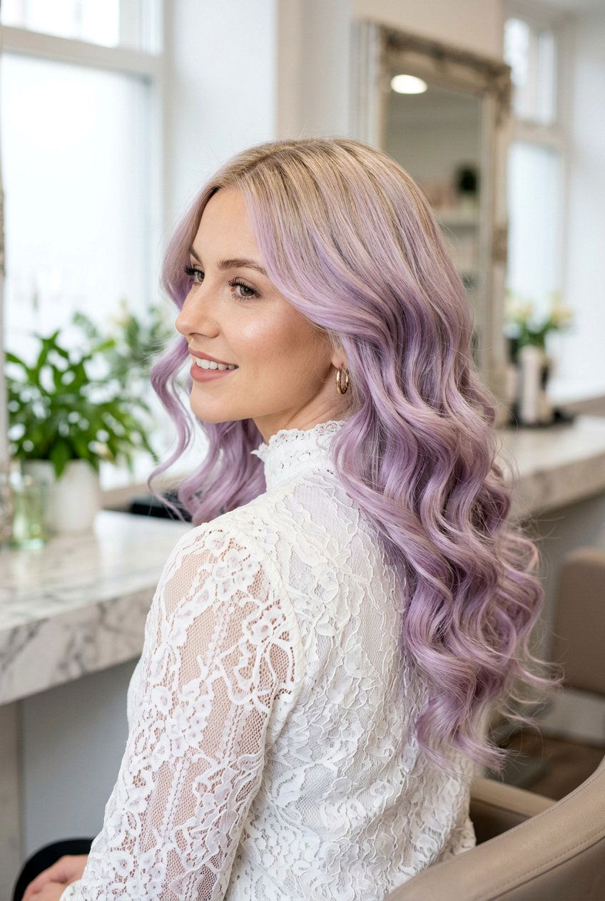 Lavender Color Melt Balayage On Blonde Hair - 20 lavender balayage on blonde hair - 20 lavender balayage on blonde hair