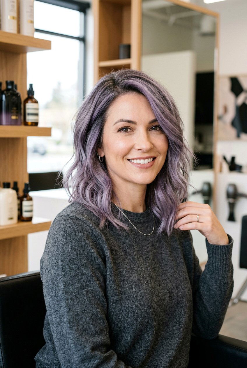Lavender Grey Hair - 20 lavender hair color ideas - 20 lavender hair color ideas