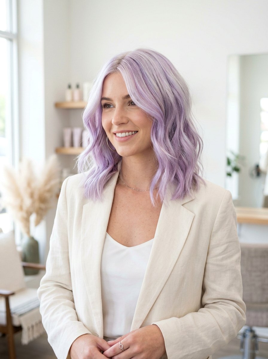 Lavender Iridescent Pastel Balayage - 20 iridescent pastel balayage - 20 iridescent pastel balayage