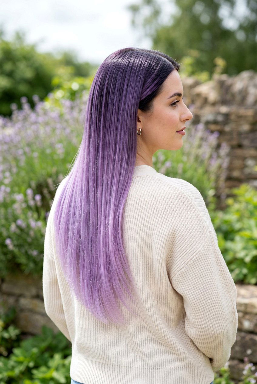 Lavender Ombre Hair - 20 lavender hair color ideas - 20 lavender hair color ideas