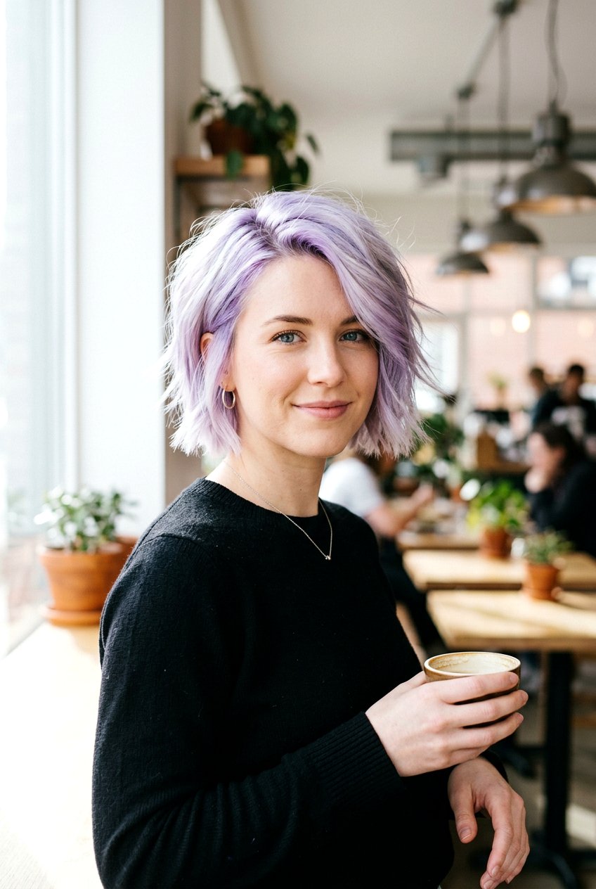 Lavender Platinum Hair - 20 lavender hair color ideas - 20 lavender hair color ideas