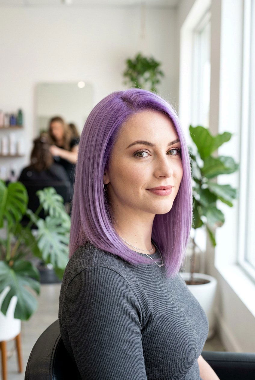 Lavender Purple Hair - 20 fantasy hair color ideas - 20 fantasy hair color ideas