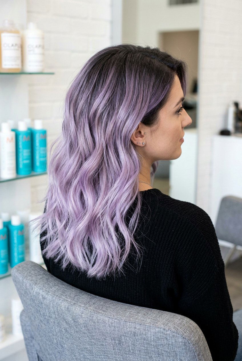 Lavender shadow root balayage - 20 shadow root balayage - 20 shadow root balayage
