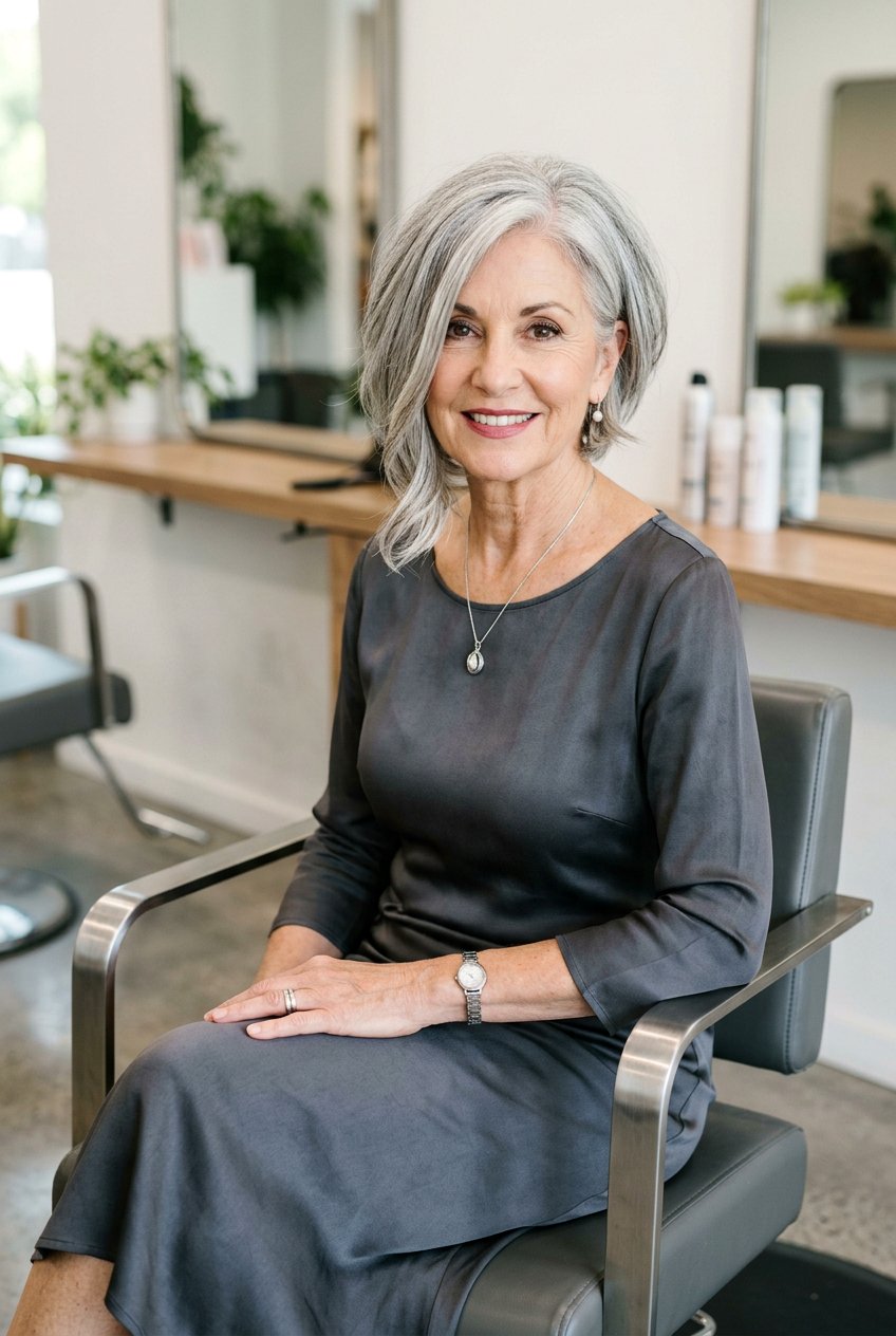 Layered Asymmetrical Bob Haircut - 20 low maintenance layered hairstyle for older women - 20 low maintenance layered hairstyle for older women